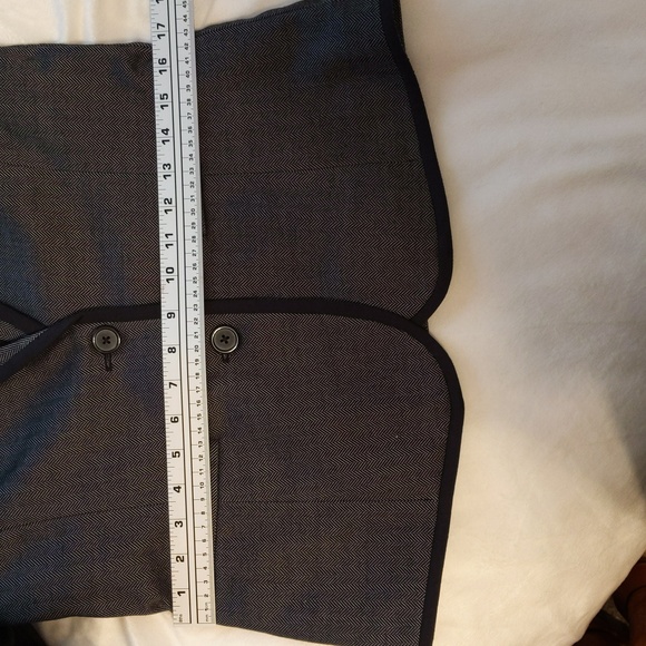 Loft Women's Black and Gray Blazer Jacket Size 2 - Picture 7 of 7